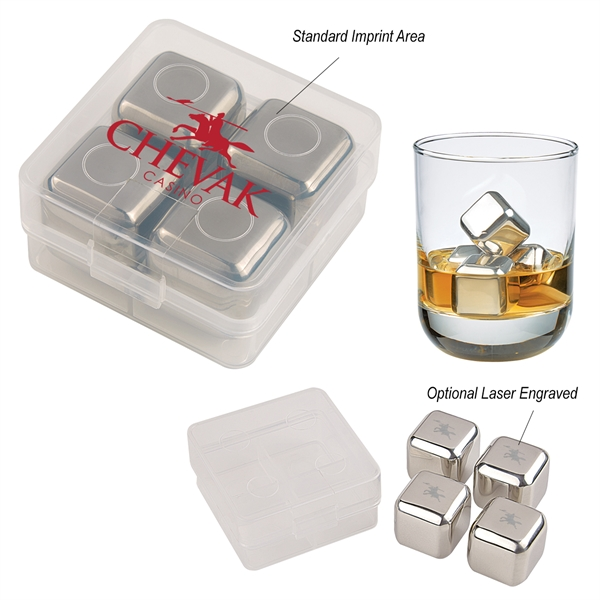 Stainless Steel Bullet Ice Cube from Apollo Box